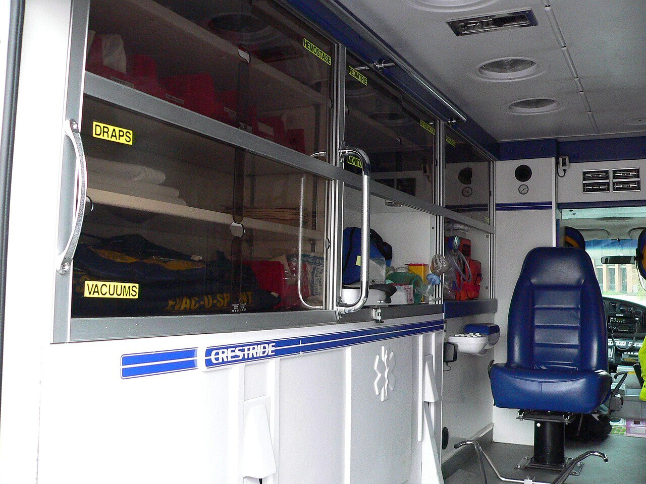 Paramedics shifting patient on stretcher in Delhi NCR